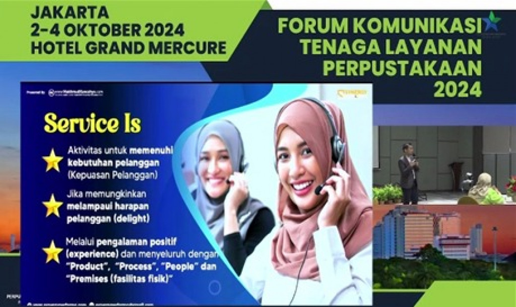 Siap Wujudkan Pelayanan Prima, Perpustakaan Desa Dalung Berpartisipasi Secara Virtual Dalam Forum Komunikasi Tenaga Layanan Perpustakaan 2024